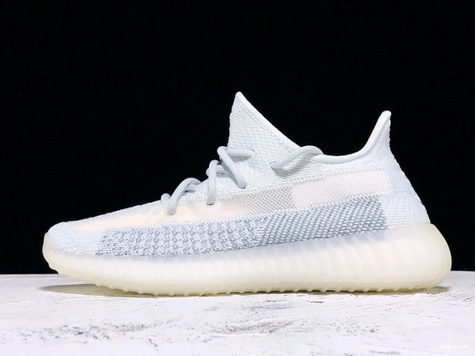 V2 Reflective Boost White Yeezy Cloud FW5317 Adidas 350 0712